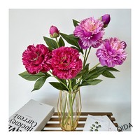 QIDA BK301 Artificielle Pivoines Fleur Unique Décoration De Table Noël Graduation Halloween Nouvel An Autres Occasions Gratuit