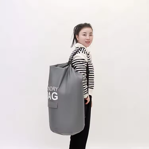 Cesta de <span class=keywords><strong>ropa</strong></span> <span class=keywords><strong>sucia</strong></span> para almacenamiento de bebé de poliéster de gran capacidad de alta calidad, cesta de lavandería plegable, <span class=keywords><strong>bolsa</strong></span> con asa - Product Image 3
