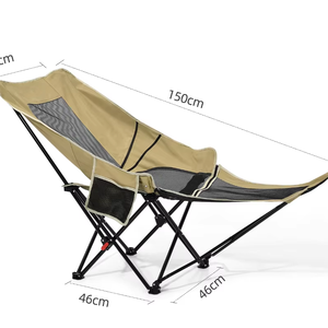 Wholesale Price <b>Folding</b> High Back Camping <b>Chair</b> <b>Padded</b> Seat Manufacturer Low MOQ Custom Color for Garden Backyard Patio - Product Image 1