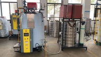 Nouvelle chaudière à vapeur verticale à tubes d'eau robuste, 500 kg, à gaz diesel léger, gaz naturel ou GPL, livraison rapide, stock disponible, zone centrale-ouest