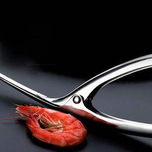A2420 in acciaio inox Smart Peeler utensili da cucina facile gamberi Husking Peeling Opener pinza Peel Shrimp Clamp - Product Image 3