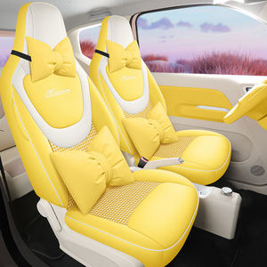 Pour Wuling Hongguang Mini EV 2024 Version Luxe, Ensemble Complet d'Accessoires Personnalisés, Housse de Siège de Voiture en Cuir Textile Artificiel, 5 Places - Product Image 2