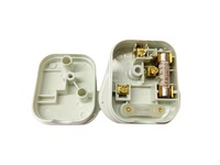 Fiche d'alimentation UK rechargeable 13a, 250V BS Type G, 3 broches, assemblage de câble métallique, carte d'alimentation britannique, prise de câblage avec fusible