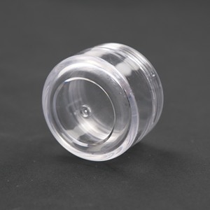 Đen Nhỏ Vít Top Mỹ Phẩm <span class=keywords><strong>Container</strong></span> 1G-50G Năng lực Rõ Ràng Nhựa Top Cho Móng Tay Nghệ Thuật Long Lanh Bụi Bột Mỹ Phẩm Lưu Trữ - Product Image 3