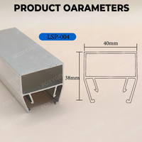Le PVC en aluminium de profil de plafond extensible a mené le profil de bande pour la conception linéaire de faux plafond