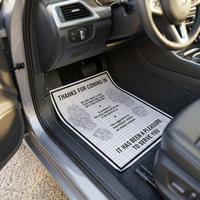 Jetable Imperméable Poly Enduit Auto Tapis Véhicule Voiture Papier Tapis de Sol PE Papier Enduit