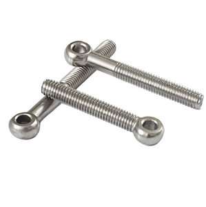 Vis à œil articulée en acier inoxydable 304 GB798 A2-70, boulon à œil, vis à trou traversant M5 M6 M8 M10 M12 M16, <span class=keywords><strong>goujon</strong></span> à œil, boulon <span class=keywords><strong>d</strong></span>'<span class=keywords><strong>ancrage</strong></span> articulé - Product Image 2