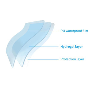 Pansements transparents pour plaies, imperméables, autocollants, stériles, 10*10cm, pansement en hydrogel - Product Image 4
