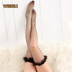 <span class=keywords><strong>Calze</strong></span> a rete nere di pizzo elastico di alta qualità <span class=keywords><strong>calze</strong></span> al ginocchio antiscivolo per donne con <span class=keywords><strong>tacchi</strong></span> alti <span class=keywords><strong>e</strong></span> <span class=keywords><strong>calze</strong></span> - Product Image 2