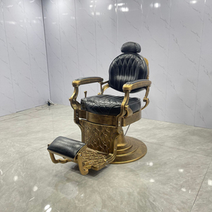 Sillón <span class=keywords><strong>de</strong></span> Barbero Profesional con Elevación para Peluquería y Salón <span class=keywords><strong>de</strong></span> Belleza, Ideal para Afeitado Facial y Cuidado Masculino - Product Image 2