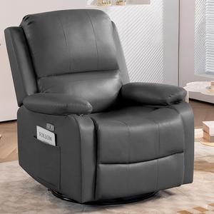 Thiết kế hiện đại sinh thái da ngồi có thể ngả ghế nối dài bọc khung một chỗ ngồi phòng khách đơn ngồi có thể ngả ghế sofa đơn - Product Image 6