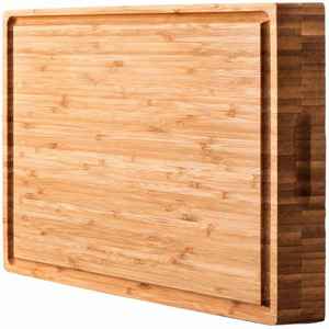 Eco-Sustainable Bamboo Rectangular Cutting Board New Walnut Natural Acacia <strong>Wood</strong> for Fruits Vegetables in Kitchen Chopping Blocks - Product Image 2