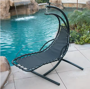 Sillón <span class=keywords><strong>Colgante</strong></span> para Exteriores Dream Bed <span class=keywords><strong>con</strong></span> <span class=keywords><strong>Soporte</strong></span> de Arco y Toldo, Hamaca <span class=keywords><strong>Colgante</strong></span> para Porche, Toldo y Gazebo y Pérgola - Product Image 2