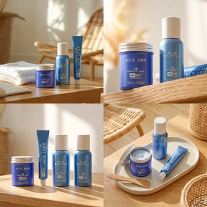 Eco-friendly Aluminum Cosmetic Packaging Set Recyclable Facial Care Bottle and Jar for Luxury Beauty Brand - Product Image 6