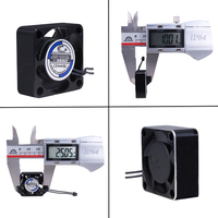 Ventilateur de refroidissement de moteur RC 25mm 16000RPM Ventilateur 25*10mm Diamètre Radiateur de moteur Ventilateurs de refroidissement RC