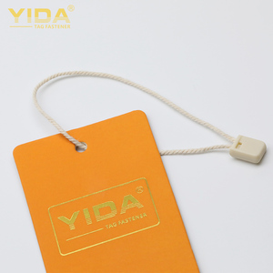 May mặc trắng treo chuỗi <span class=keywords><strong>tag</strong></span> Rope quần áo may mặc nhựa snap ốc vít treo <span class=keywords><strong>tag</strong></span> bông sợi dây thừng - Product Image 5