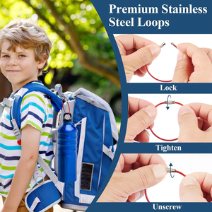 An toàn cáp vòng Keychain cho đi bộ đường dài Ba lô nhận dạng - Product Image 6