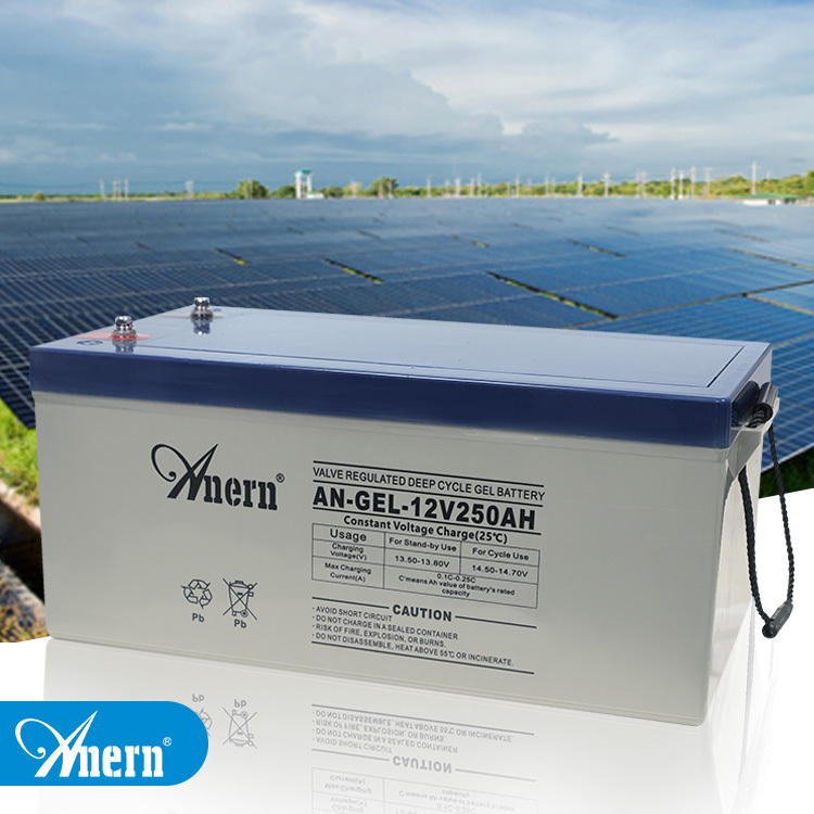 Anern гелевая батарея 12v 300ah 200ah свинцово-кислотная батарея