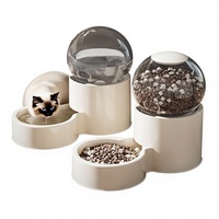 Fontaine à eau automatique pour chat et chien, distributeur de nourriture, bol pour animaux de compagnie, bac de rangement, distributeur d'eau en capsule - Yilin Pet