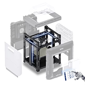 X-CF โปรเกรดอุตสาหกรรมเครื่องพิมพ์3D คาร์บอนไฟเบอร์แกนหัวฉีดมอเตอร์หัวฉีดรองรับ PLA สำหรับการก่อสร้างหรือใช้ในบ้าน - Product Image 4