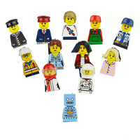 Figurines de Blocs de Construction Soldats Police WW2, Armée Militaire, Civils Modernes (Professeurs, Médecins, Couples, Mariages) – Jouets