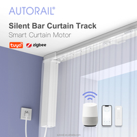 Sistema de pista de cortina silencioso motorizado Smart Home automatizado con motor WiFi