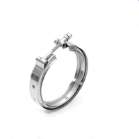Factory Direct T-Bolt Heavy-Duty Hose Clamp, Stainless Steel V-Band Clamp for Auto Parts, Exhaust Pipe Fixing Clamp