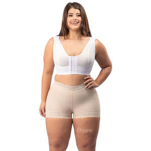 SHORT <span class=keywords><strong>CACHETERO</strong></span> cintura alta levantador de glúteos después de la cirugía Fajas colombianas Fajas Shapewear mujeres Body Shaper Fajas Shorts con cremallera - Product Image 6