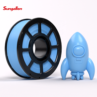 Filamen Estetis Sungallon PETG Kecepatan Tinggi Diameter 1.75mm 230-260C untuk Printer 3D BambuLab Tekstur Halus yang Kuat 1kg