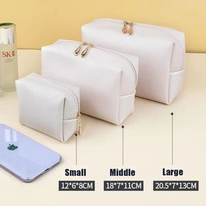 Popular PU <b>Makeup</b> <b>Bags</b> Wholesale Custom <b>Professional</b> Women's Travel Cosmetics Storage <b>Bag</b> with logo - Product Image 3