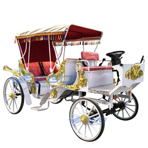 Véhicule électrique de tourisme idéal pour les parcs d'attractions, calèche à chevaux à vendre - Product Image 6