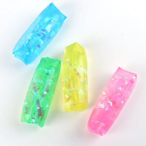 งูน้ำจัมโบ้ บรรจุกระดาษสีรุ้ง หล่อลื่น งอได้ บิดได้ ของเล่นบีบมือ ของเล่นเสริมพัฒนาการ - Product Image 1