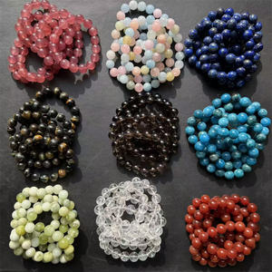 Pulsera de Cuentas de Cristal de 12 mm con Gemas de Materiales Mixtos a Precio de Mayoreo por Kindfull Crystal - Product Image 5