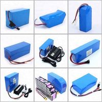 Baterai 22Ah Icr18650 60V 30ah litium 37V 9900 Mah 18650 baterai 24E sirkuit Pcb portabel 48V Lifepo4 dengan pengisi daya