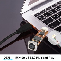 8MP FHD IMX179 Autofokus 120 Sudut Lebar CMOS Endoskop Industri Modul Kamera Analog RGB USB 2.0 5P Lensa UVC Tanpa Driver