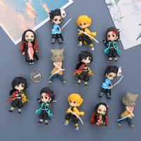 Cool dessin animé Anime démon réfrigérateur aimants voiture ornement figurine 3D poupée pendentif porte réfrigérateur aimant en gros cadeaux personnalisés