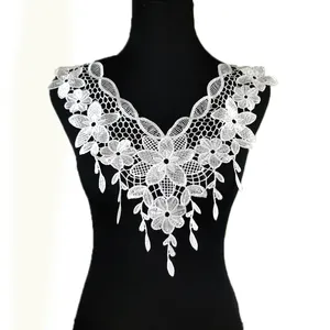 Neckline Lace Collar with fringes Sew on Clothing Applique China Wholesale