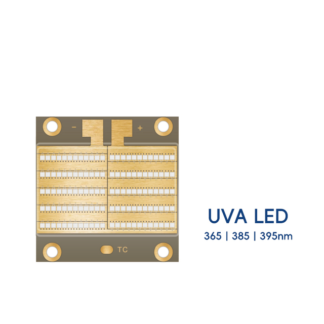 3D Printer High Intensity Curing Market Hybrid 385nm 395nm Customized High Power 300w 3535 Series  UVA LED Chips COB