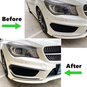 Spoiler de pare-chocs avant, diffuseur et canards de phares antibrouillard pour Mercedes-Benz CLA-Class C117 CLA45 CLA220 CLA250 AMG 2013 2014 2015 - Product Image 6