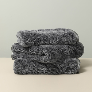 Serviette de séchage pour voiture en microfibre à boucles torsadées, ultra absorbante, pour le lavage des vitres et du pare-brise - Product Image 3