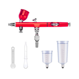 Aérographe Ar180 à alimentation par gravité 0,3-0,5 mm, double action, vitesse réglable, pour peinture artistique et modélisme - Product Image 2