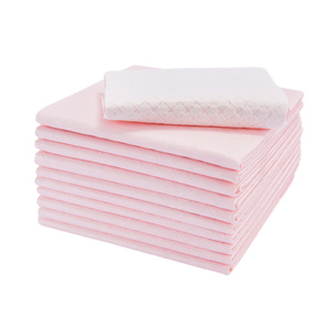 Almohadillas biodegradables personalizadas OEM ODM para cachorros y mascotas, almohadillas para orinar para perros de carbón rosa a prueba de fugas con materiales de savia de papel de Bambú - Product Image 1