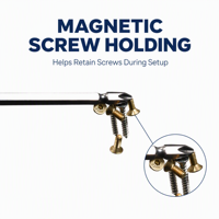 Embout de tournevis cruciforme magnétique PH2 double embout en acier S2 de qualité industrielle DSL 65 mm, interchangeable pour tournevis électrique