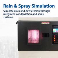 Máquina de Ensayo de Envejecimiento por Luz Solar Acelerada Programable ASTM G155 ISO 4892-2, Cámara de Ensayo de Envejecimiento con Lámpara de Arco de Xenón