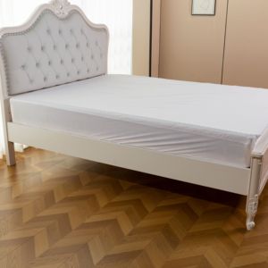 Coprimaterasso Trapuntato Ecologico, Lenzuolo con Angoli Elasticizzati per Culla e Letto, per Adulti, Uso Domestico e Alberghiero - Product Image 1