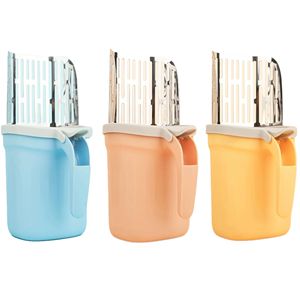 Pelle à litière en métal de grande capacité avec fonction de nettoyage facile <span class=keywords><strong>PP</strong></span> sac à déchets stockage outil de nettoyage pour animaux de compagnie dans un emballage en boîte - Product Image 2