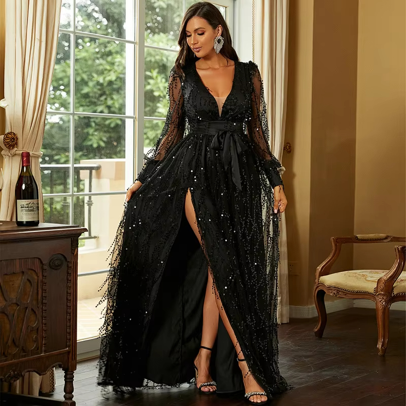 casual black one shoulder dress ANRABESS Women Formal Wedding Guest Dress,Black,S Sole Type:7mm Leather Sole maxi length asymmetrical neckline ball gowns prom dresses Maxi Dress for Women