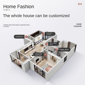 Chine usine en gros haut de gamme intérieur porte en bois massif chambre porte d'entrée étanche sans peinture isolation phonique solide - Product Image 4