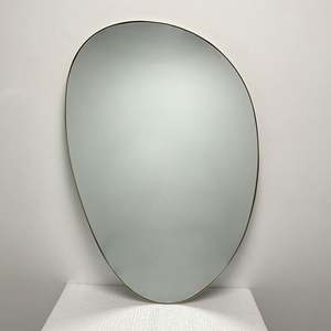 Miroir mural irrégulier de nouvelle conception, cadre doré, asymétrique, pour salon, chambre à coucher, salle de bain de luxe, miroir - Product Image 2