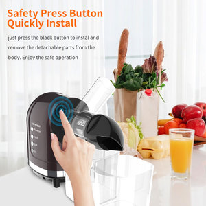 Extractor de Jugos Horizontal, Exprimidor Doméstico para Frutas, Verduras y Granos, Multiusos con Módulos 3 en 1 - Product Image 5